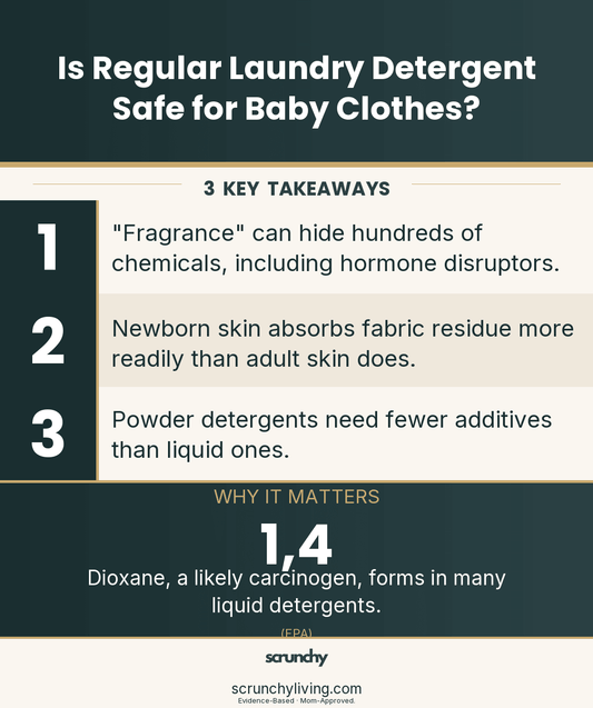 Is Regular Laundry Detergent Safe for Baby Clothes? - Scrunchy Living
