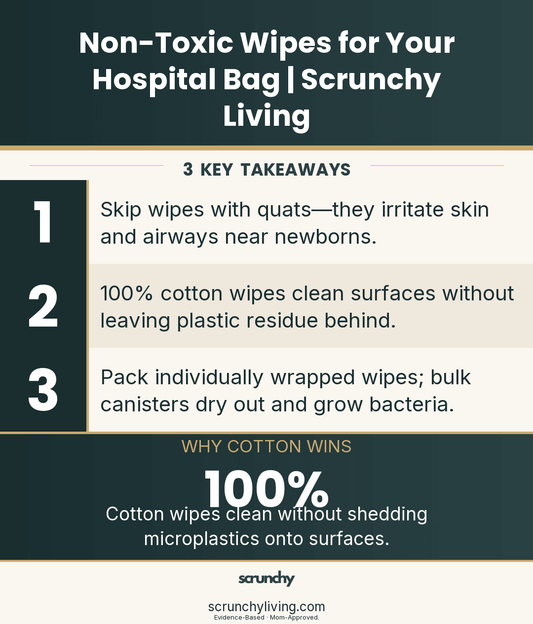 Non-Toxic Wipes for Your Hospital Bag | Scrunchy Living - Scrunchy Living