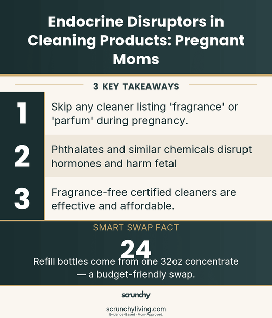 Endocrine Disruptors in Cleaning Products: Pregnant Moms - Scrunchy Living