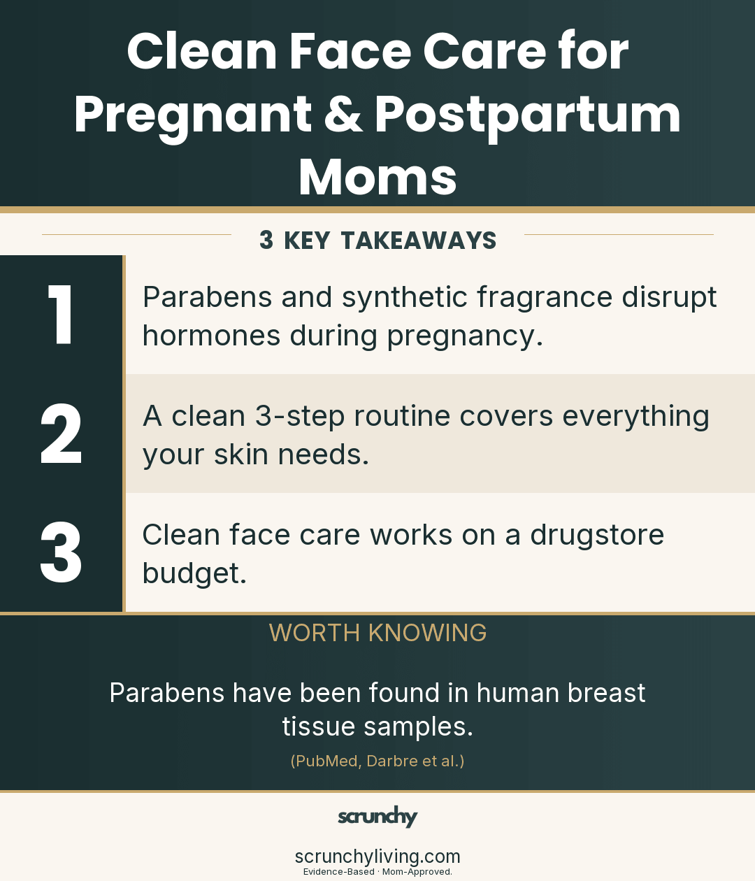 Clean Face Care for Pregnant & Postpartum Moms - scrunchy