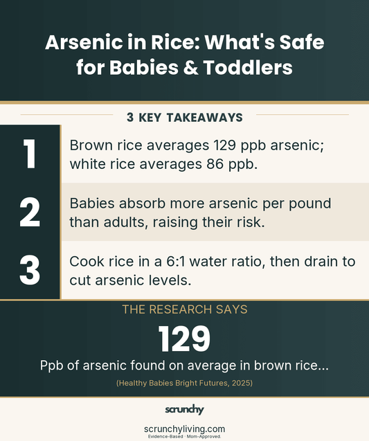 Arsenic in Rice: What's Safe for Babies & Toddlers - Scrunchy Living