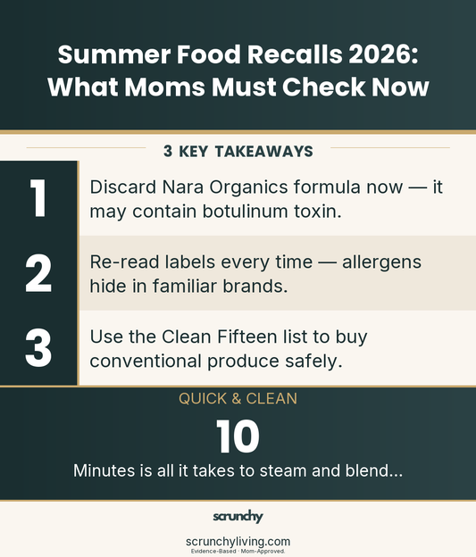 Summer Food Recalls 2026: What Moms Must Check Now | Food Safety | Scrunchy Living