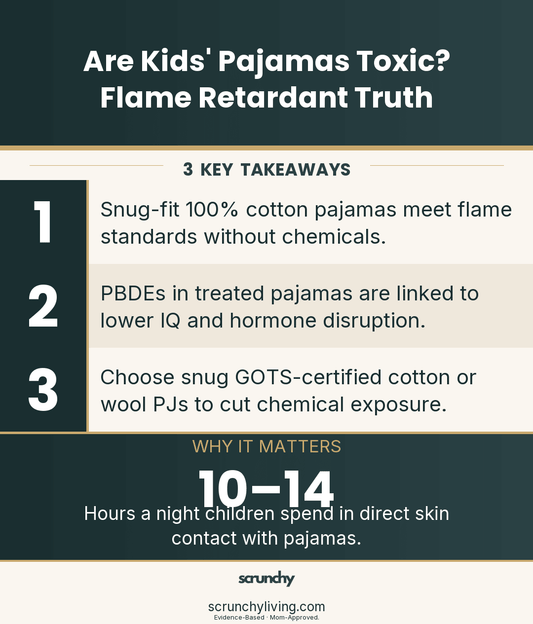 Are Kids' Pajamas Toxic? Flame Retardant Truth - Scrunchy Living