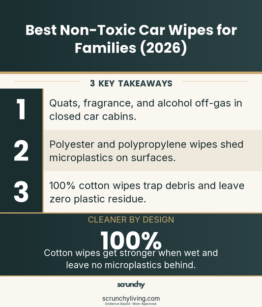 Best Non-Toxic Car Wipes for Your Family in 2026 | Non-Toxic Wipes | Scrunchy Living