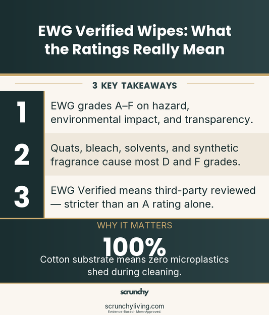 EWG Verified Wipes: What the Ratings Mean & Which Are Actually Safe — Scrunchy Living