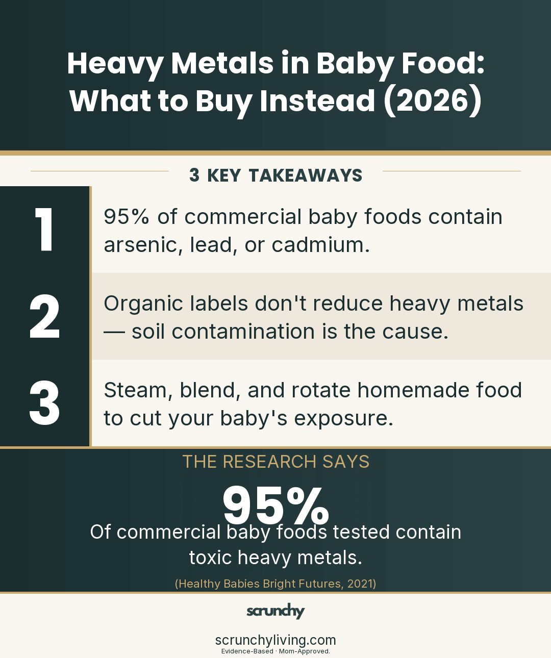 Heavy Metals in Baby Food: How to Make Safer Food at Home - Scrunchy Living
