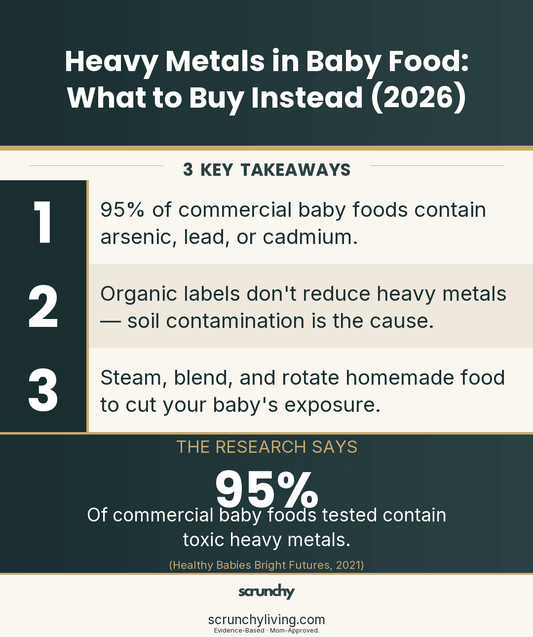 Heavy Metals in Baby Food: How to Make Safer Food at Home - Scrunchy Living