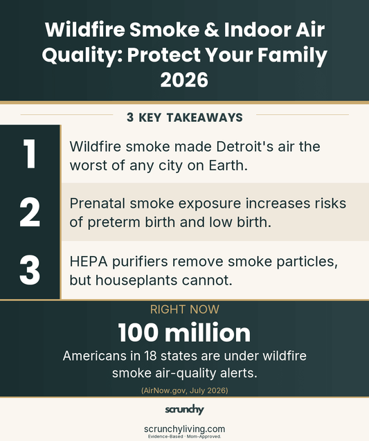 Wildfire Smoke & Indoor Air Quality: Protect Your Family 2026 - Scrunchy Living