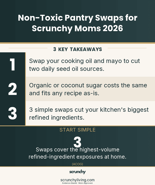 Non-Toxic Pantry Swaps for Scrunchy Moms 2026 - Scrunchy Living