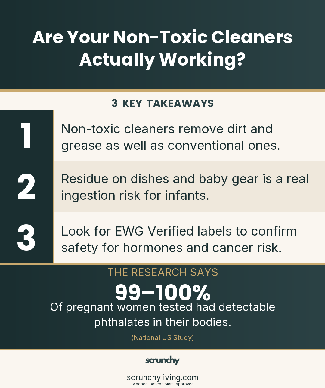 How to Measure If Your Non-Toxic Cleaning Products Are Actually Working | Non-Toxic Cleaning | Scrunchy Living