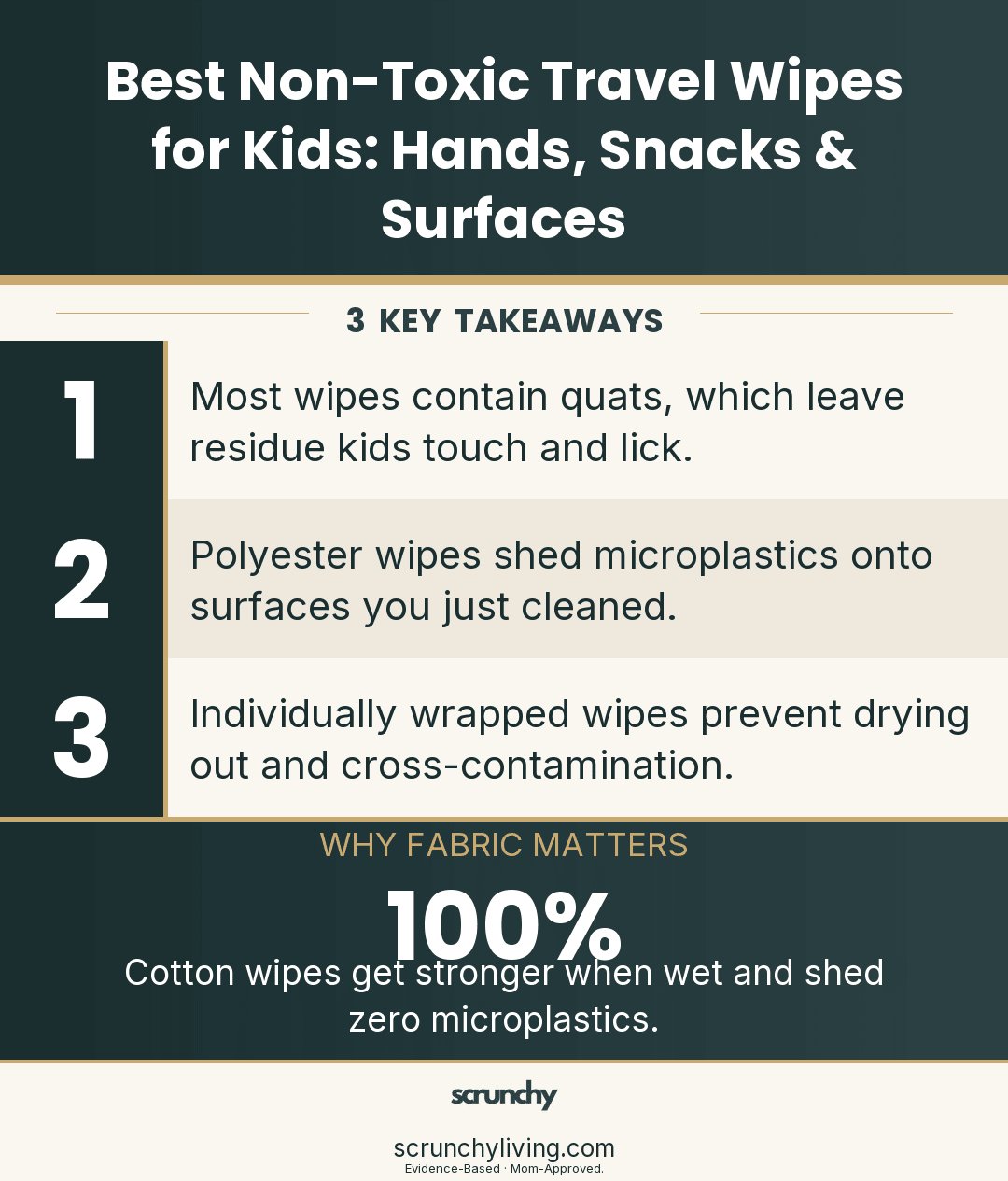 Best Non-Toxic Travel Wipes for Kids: Hands, Snacks & Surfaces - Scrunchy Living