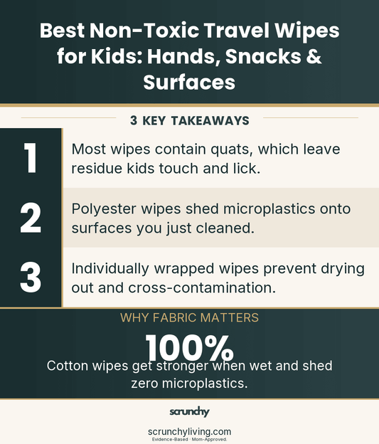 Best Non-Toxic Travel Wipes for Kids: Hands, Snacks & Surfaces - Scrunchy Living