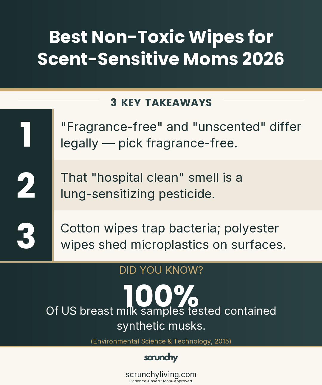 Best Non-Toxic Wipes for Scent-Sensitive Moms 2026 | Non-Toxic Wipes | Scrunchy Living