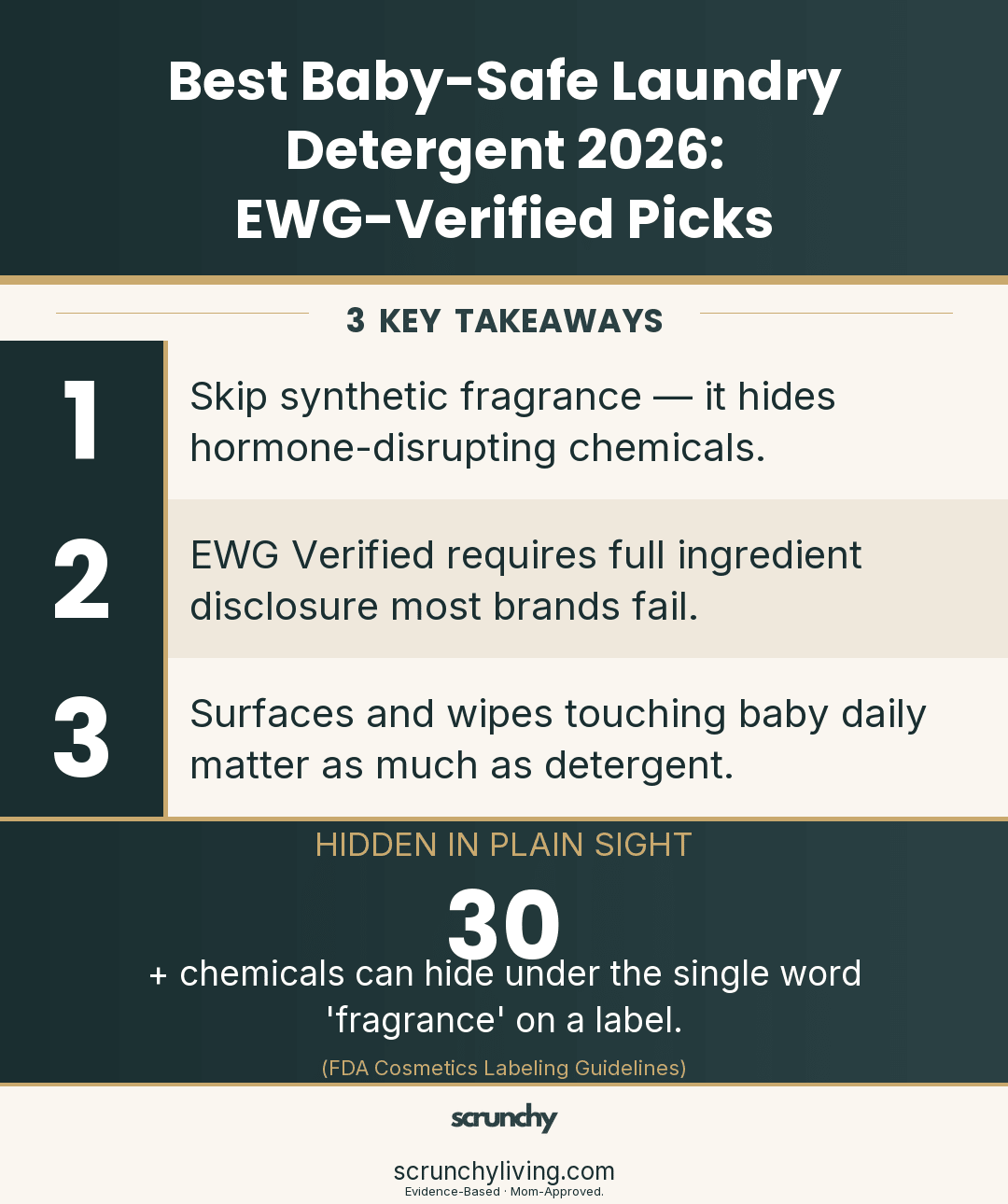 Best Baby-Safe Laundry Detergent 2026: EWG-Verified Picks - Scrunchy Living