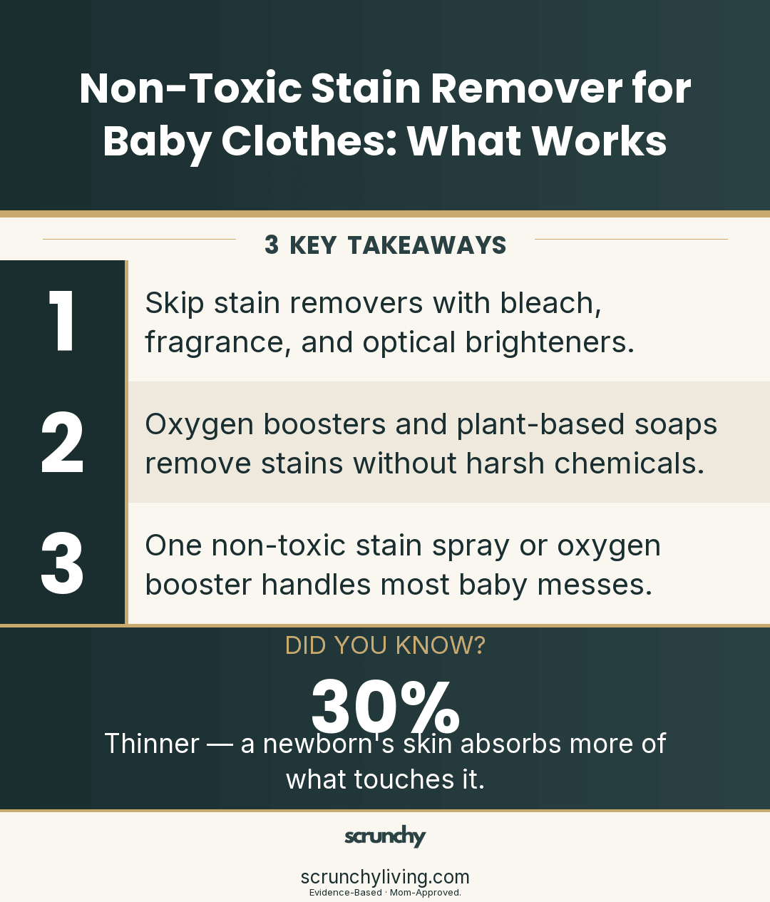 Non-Toxic Stain Remover for Baby Clothes: What Works - Scrunchy Living