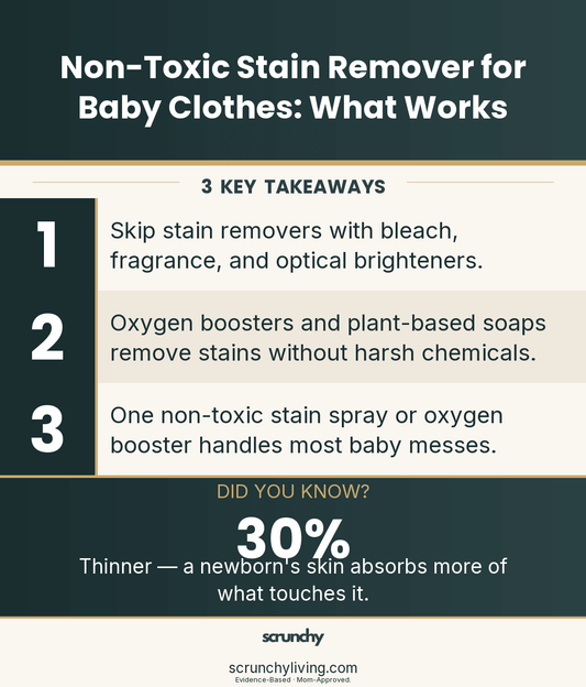 Non-Toxic Stain Remover for Baby Clothes: What Works - Scrunchy Living