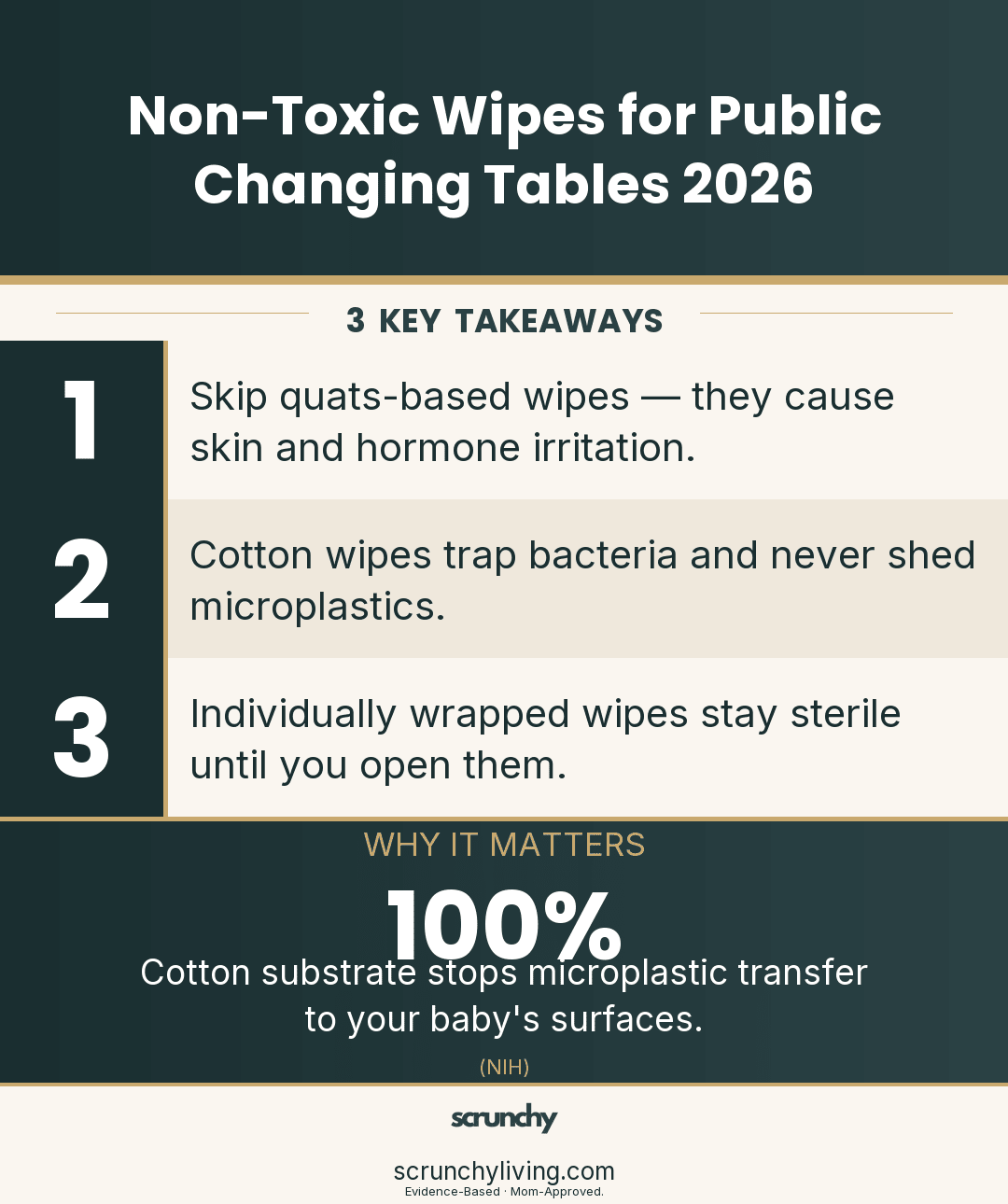 Non-Toxic Wipes for Public Changing Tables 2026 - Scrunchy Living