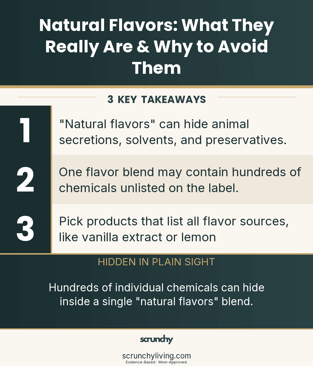 Natural Flavors: What They Really Are & Why to Avoid Them - Scrunchy Living