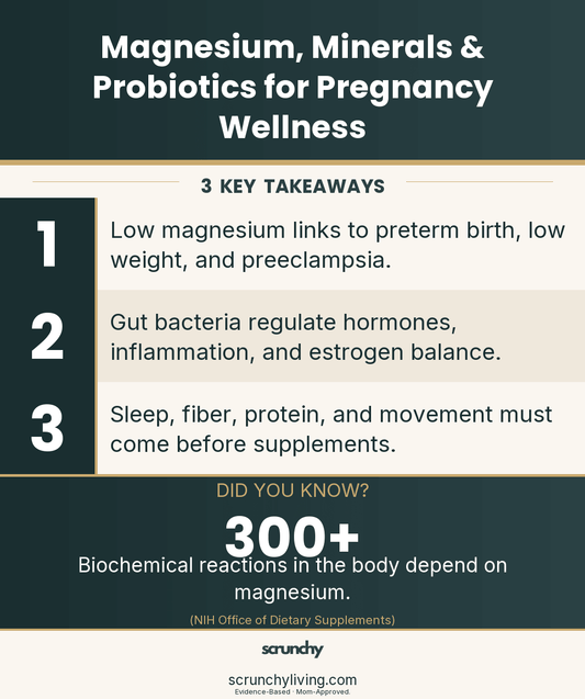 Daily Wellness Habits: Magnesium, Minerals, Probiotics & When They Actually Help - Scrunchy Living