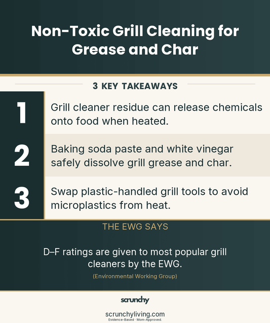 Non-Toxic Grill Cleaning for Grease and Char - Scrunchy Living