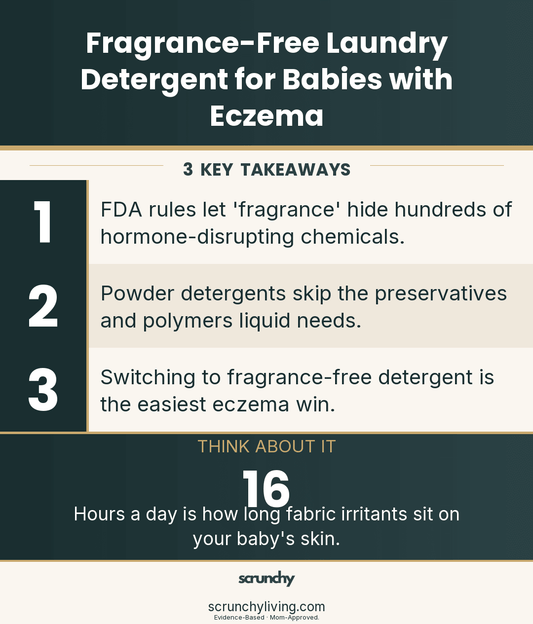 Fragrance-Free Laundry Detergent for Babies with Eczema - Scrunchy Living