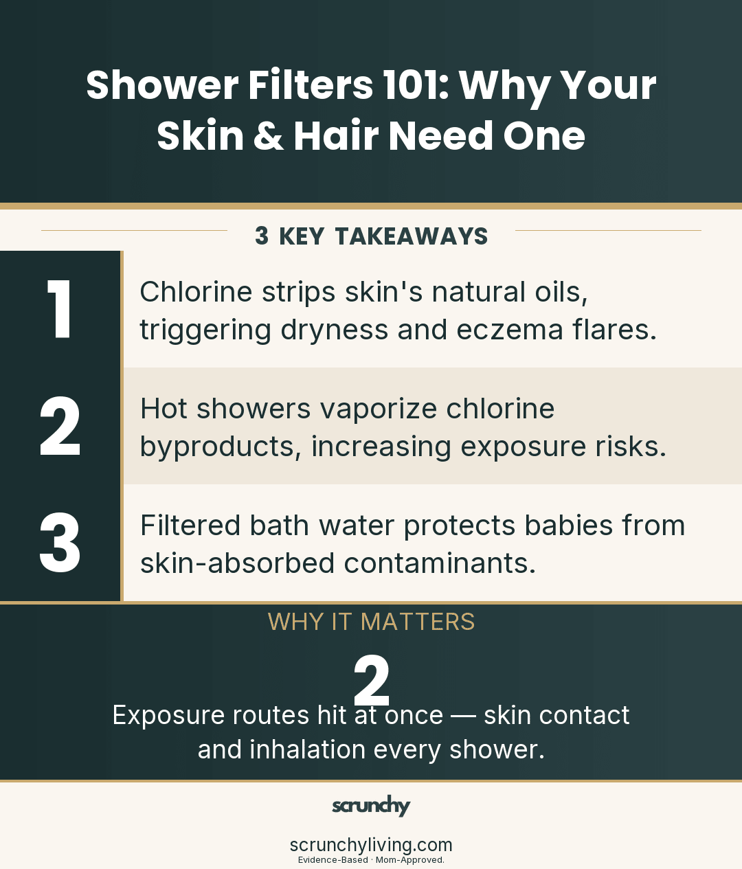 Shower Filters 101: Why Your Skin & Hair Need One Too - Scrunchy Living