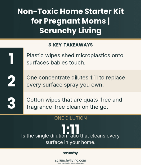 Non-Toxic Home Starter Kit for Pregnant Moms | Scrunchy Living - Scrunchy Living