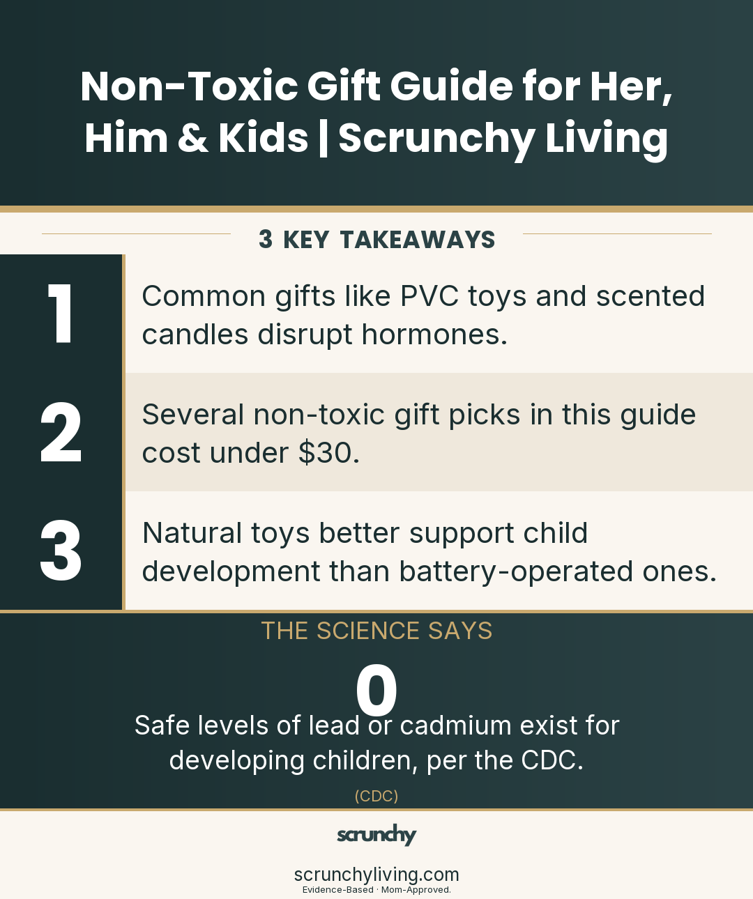 Scrunchy Gifts for Her, Him & Kids: A Non-Toxic Gift Guide That Actually Gets Used | Non-Toxic Gifts | Scrunchy Living