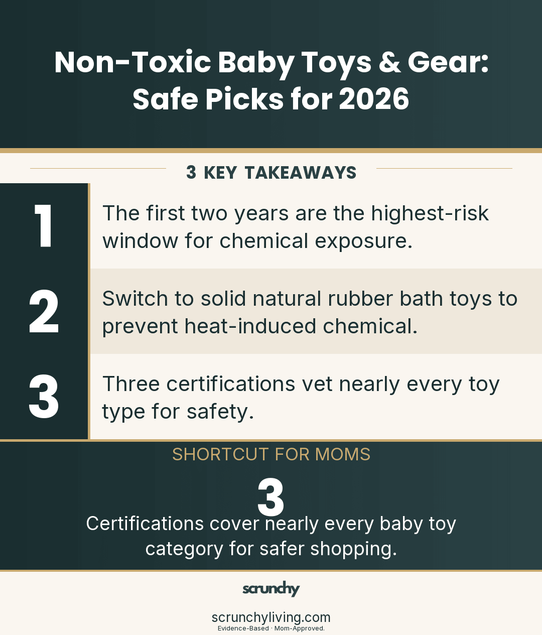 Non-Toxic Baby Toys & Gear: Teethers, Play Gyms, Bath Toys & Stuffies - Scrunchy Living