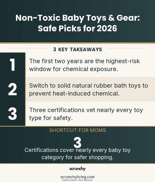 Non-Toxic Baby Toys & Gear: Teethers, Play Gyms, Bath Toys & Stuffies - Scrunchy Living