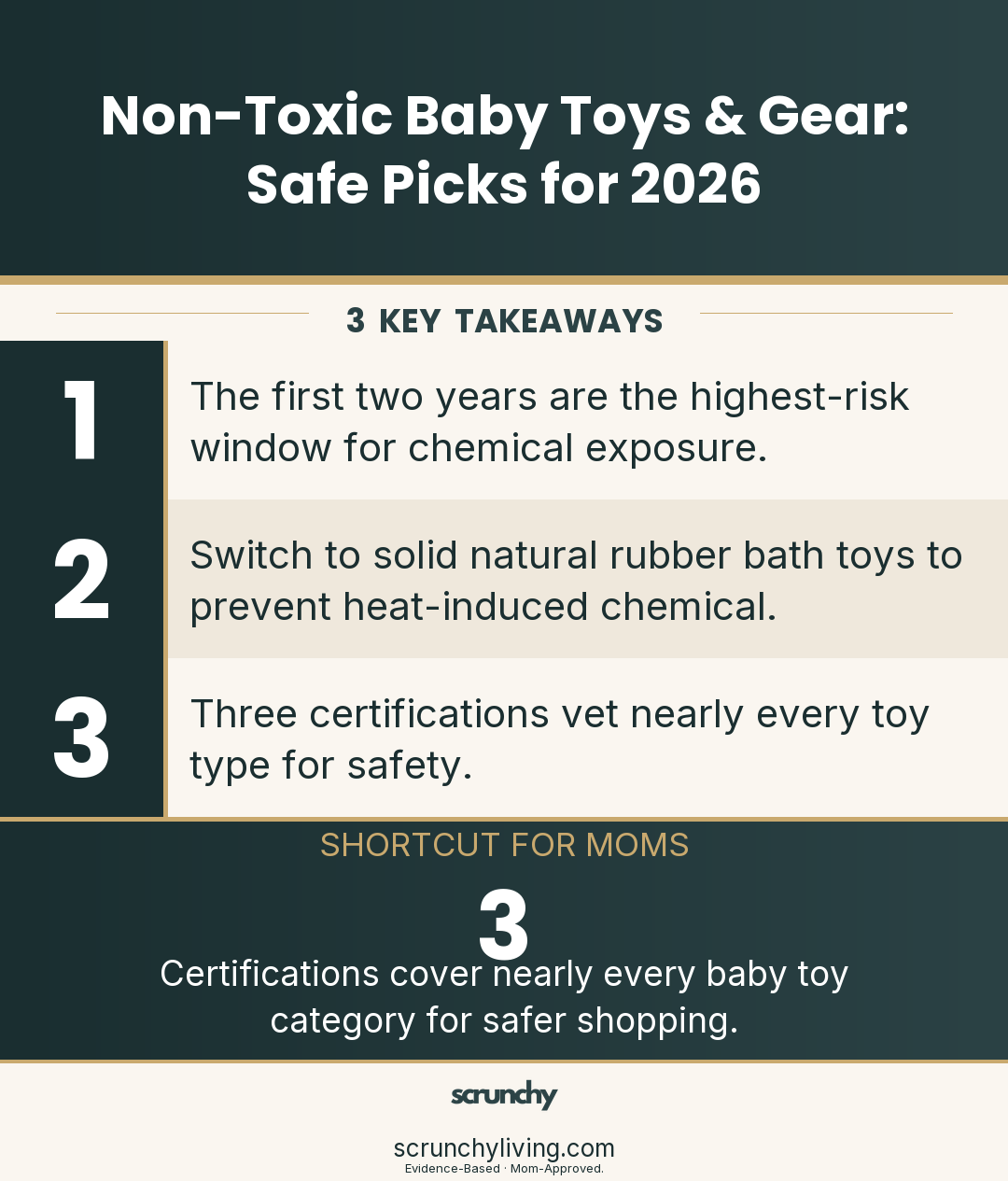 Non-Toxic Baby Toys & Gear: Teethers, Play Gyms, Bath Toys & Stuffies | Non-Toxic Baby Toys | Scrunchy Living