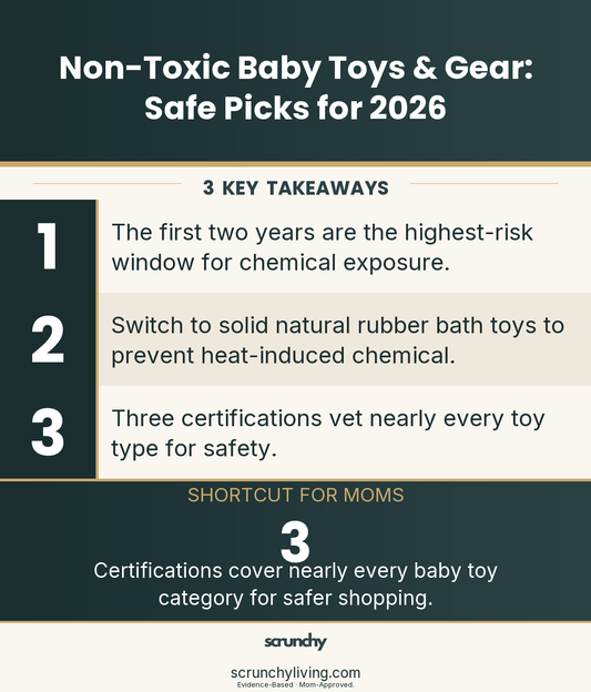 Non-Toxic Baby Toys & Gear: Teethers, Play Gyms, Bath Toys & Stuffies | Non-Toxic Baby Toys | Scrunchy Living