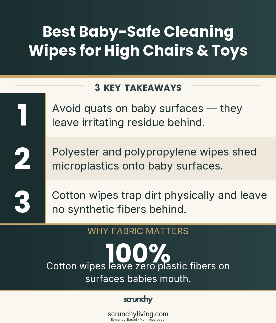 Best Baby-Safe Cleaning Wipes for High Chairs & Toys - Scrunchy Living