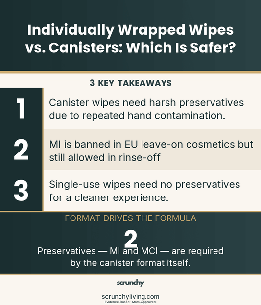 Individually Wrapped Wipes vs. Canisters: Which Is Safer? - Scrunchy Living
