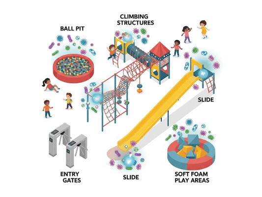 The Sticky Truth About Indoor Playgrounds: 5 Germ & Chemical Hotspots on "Clean" Surfaces - scrunchy