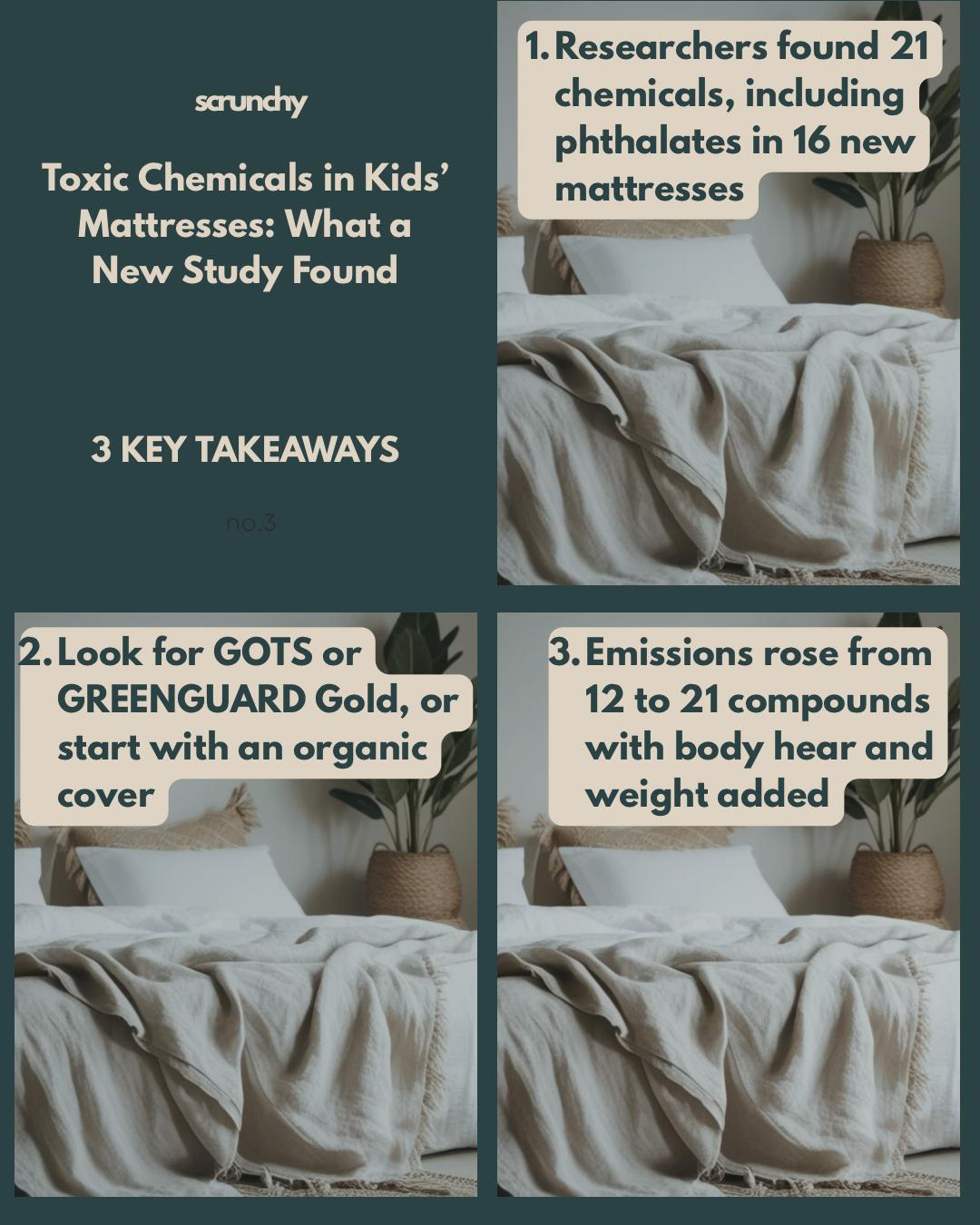 Toxic Chemicals in Kids' Mattresses: What a New Study Found | Non-Toxic Mattress | Scrunchy Living