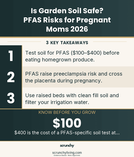 Is Garden Soil Safe? PFAS Risks for Pregnant Moms 2026 - Scrunchy Living