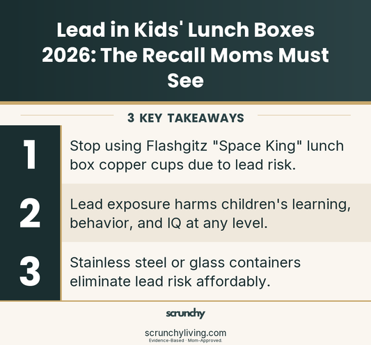 Lead in Kids' Lunch Boxes 2026: The Recall Moms Must See | Non-Toxic Kids Products | Scrunchy Living