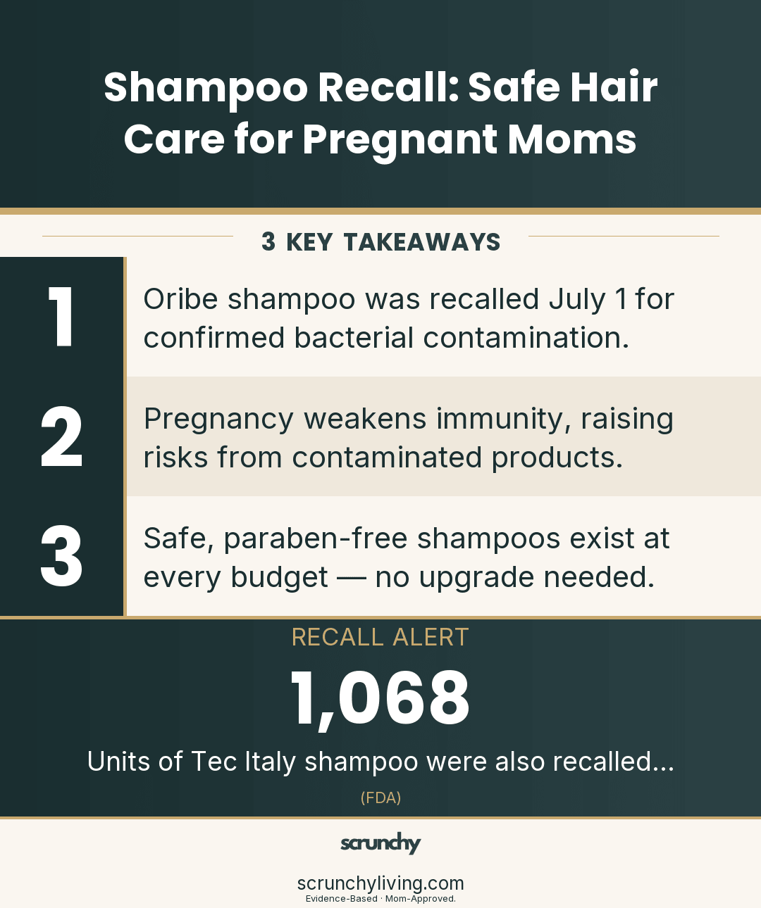 Shampoo Recall: Safe Hair Care for Pregnant Moms - Scrunchy Living