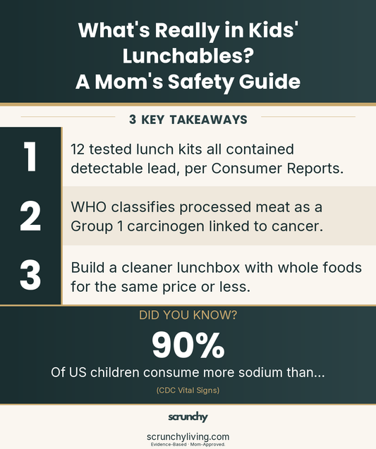 What's Really in Kids' Lunchables? A Mom's Safety Guide | Non-Toxic | Scrunchy Living