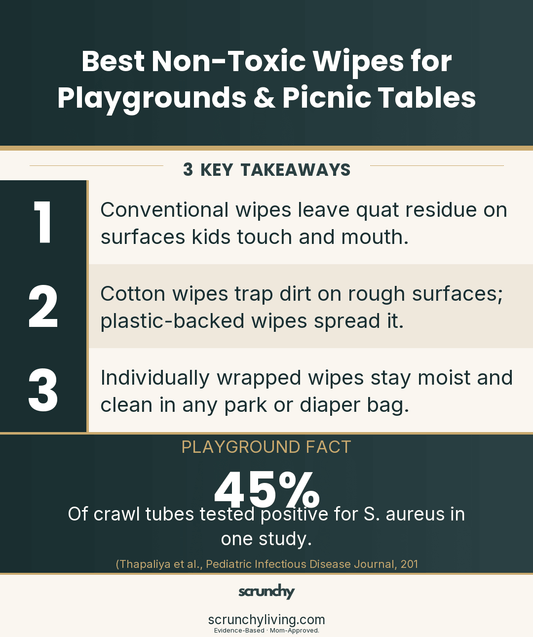 Best Non-Toxic Wipes for Playgrounds & Picnic Tables - Scrunchy Living