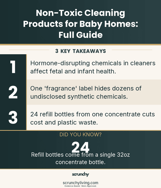 Non-Toxic Cleaning Products for Babies: Complete Guide - Scrunchy Living