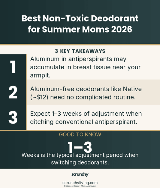 Best Non-Toxic Deodorant That Works for Summer Moms - Scrunchy Living