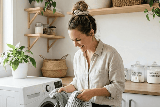 Non-Toxic Laundry for Babies and Kids (Detergent, Boosters, and Dryer Swaps)