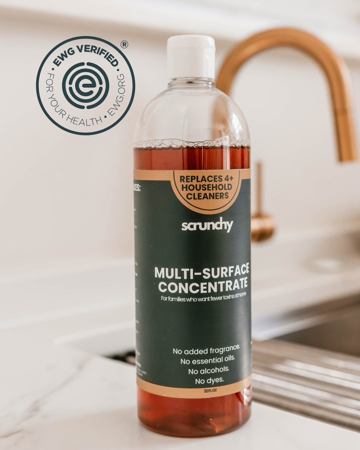 Scrunchy Living Multi-Surface Concentrate 32oz bottle