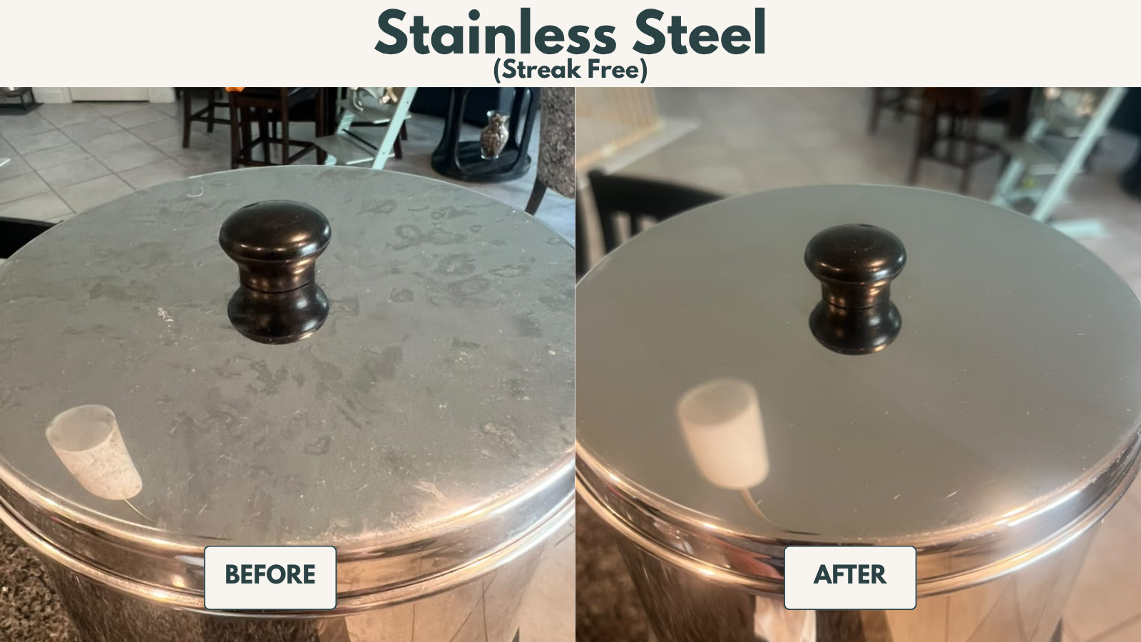 Bathroom sink before and after cleaning