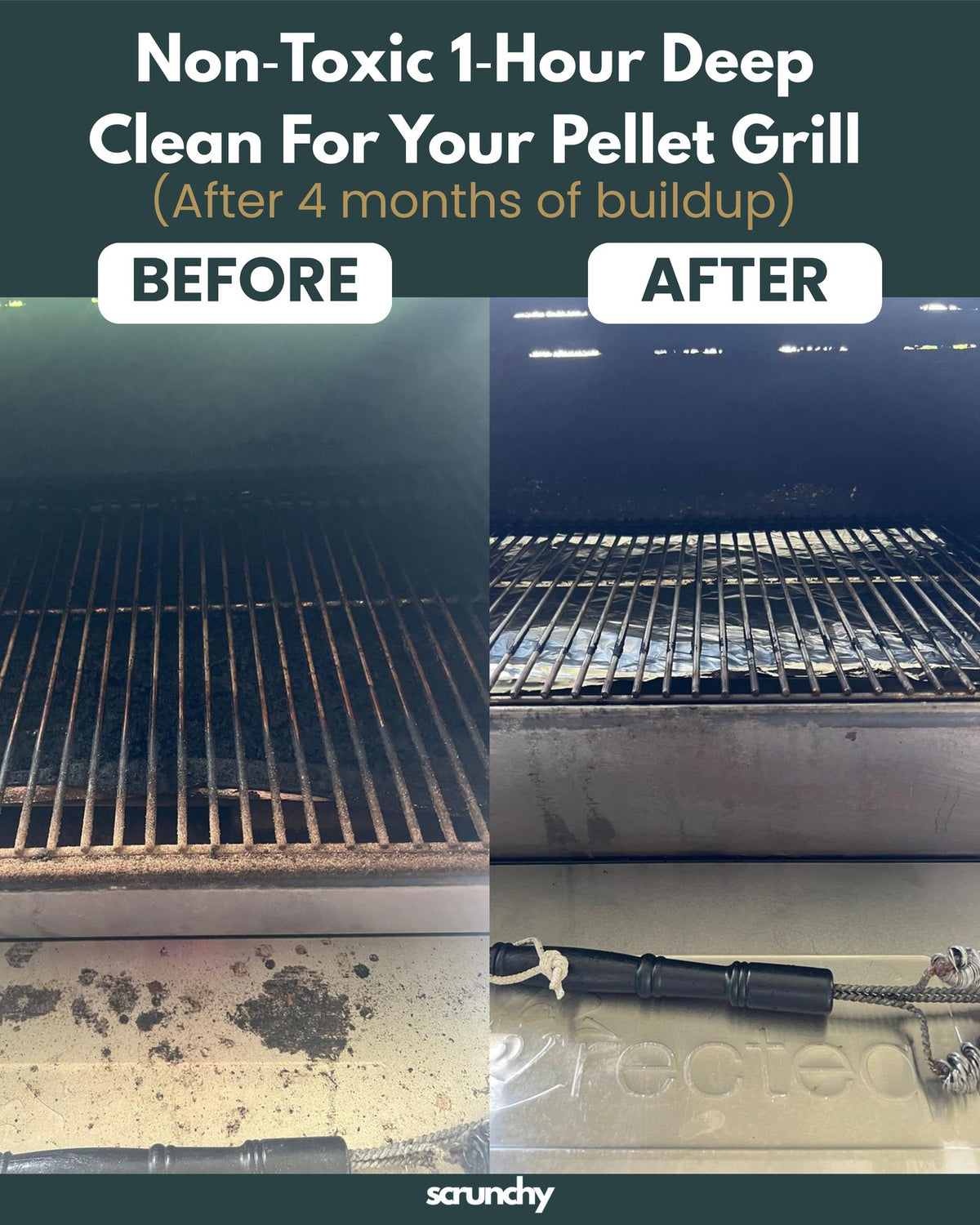 Non-toxic pellet grill deep clean slide 1 of 10
