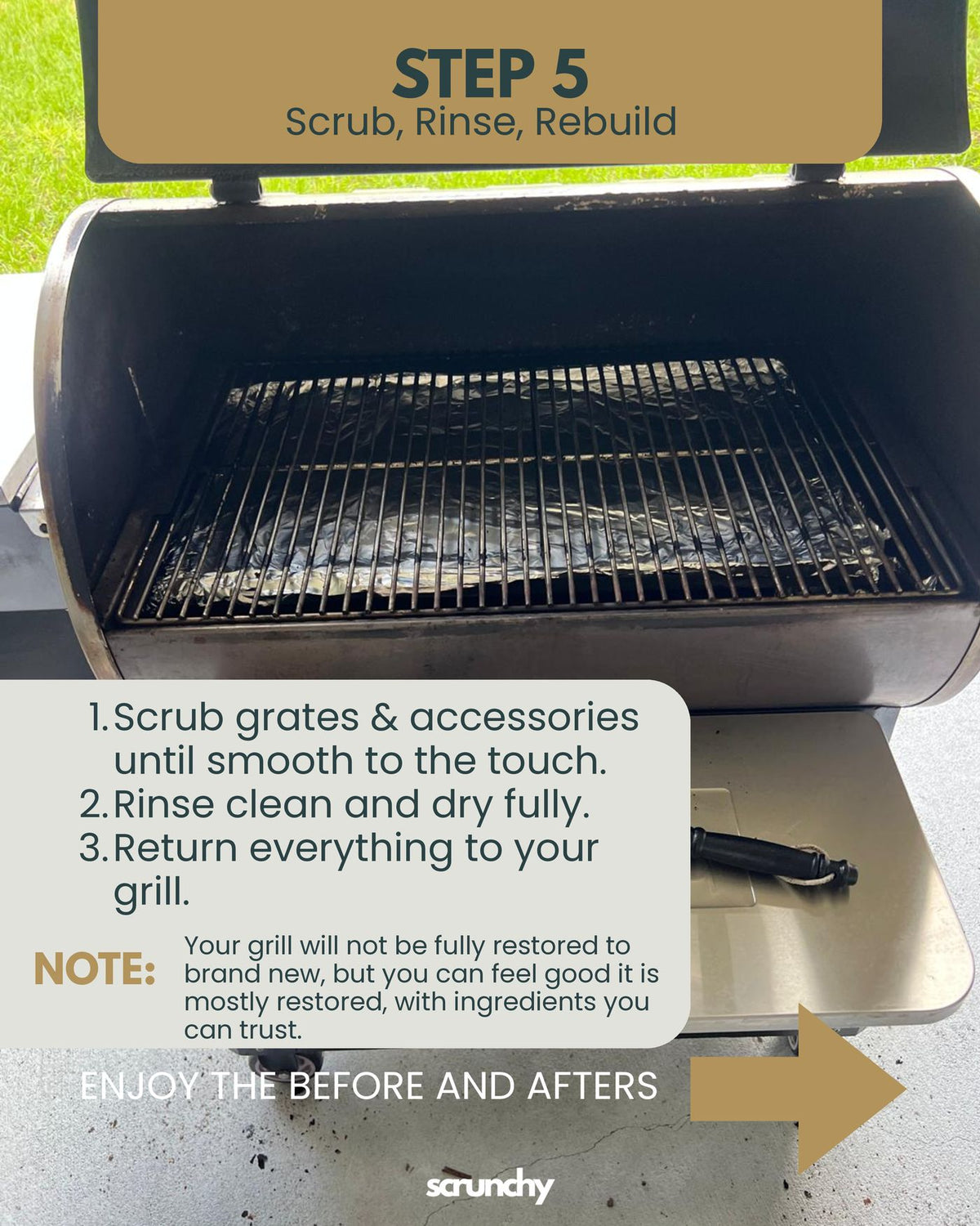 Non-toxic pellet grill deep clean slide 8 of 10