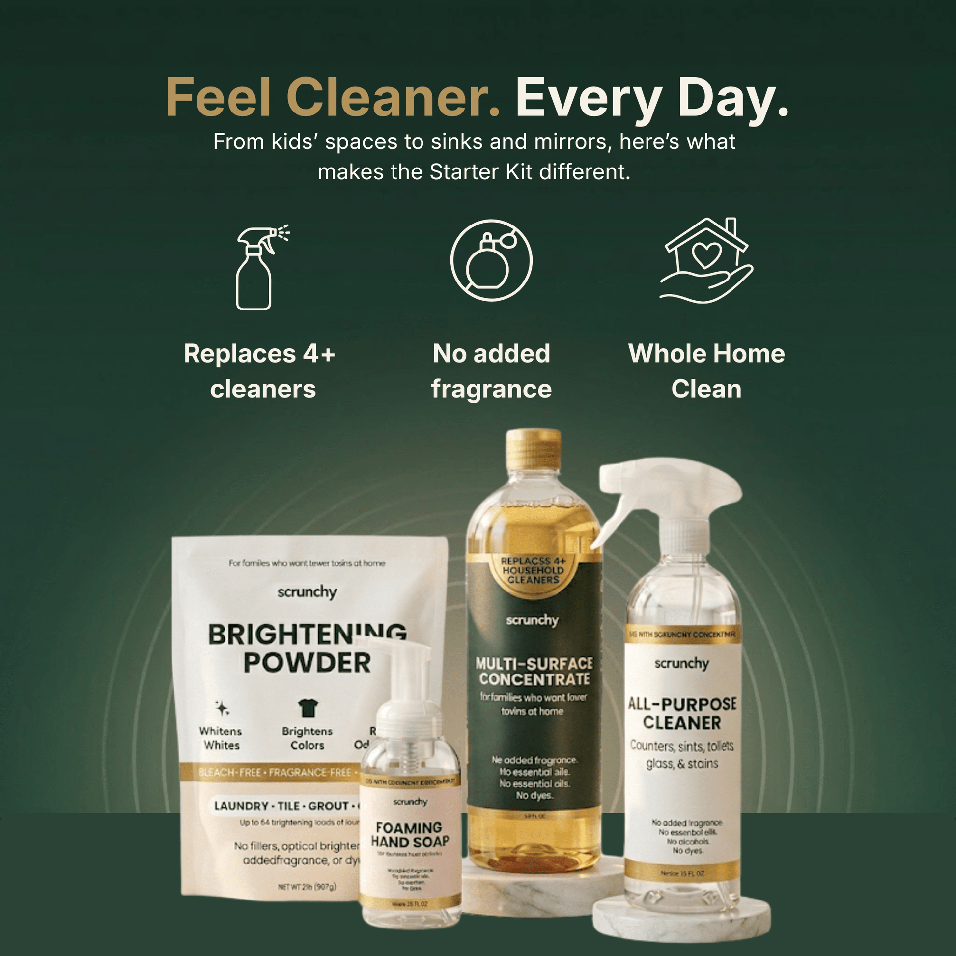 Non - Toxic Home Starter Kit - Scrunchy Living